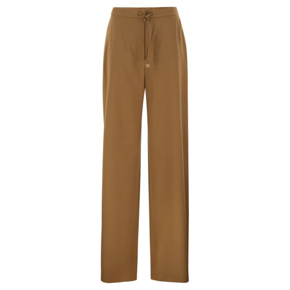Maxmara Studio Women Mstcrisma - Pure Virgin Wool Wide-Leg Trousers